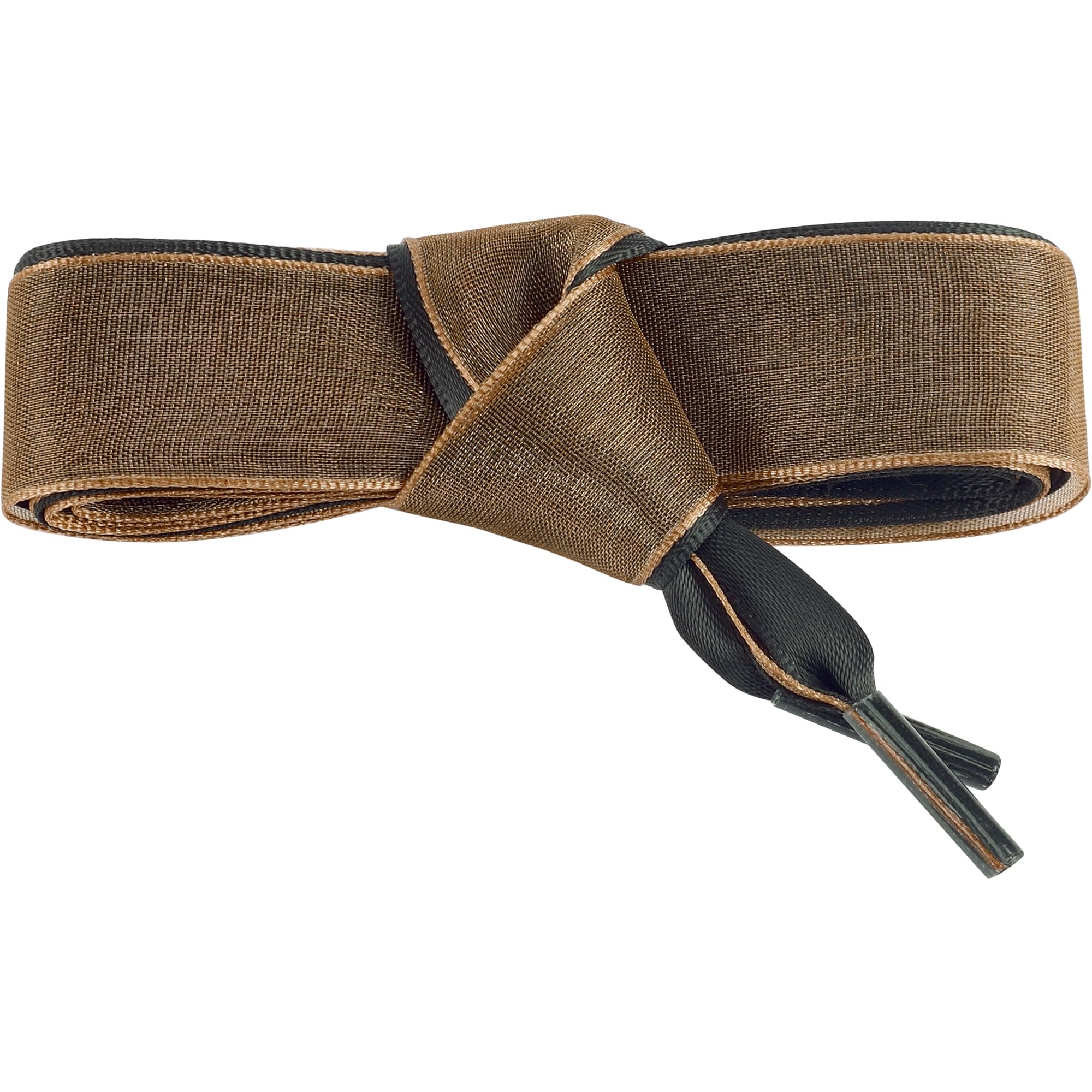 Elerevyo Satin Ribbon Shoelaces Double Layered Flat Snow Yarn Shoe Laces for Women 1 Pair