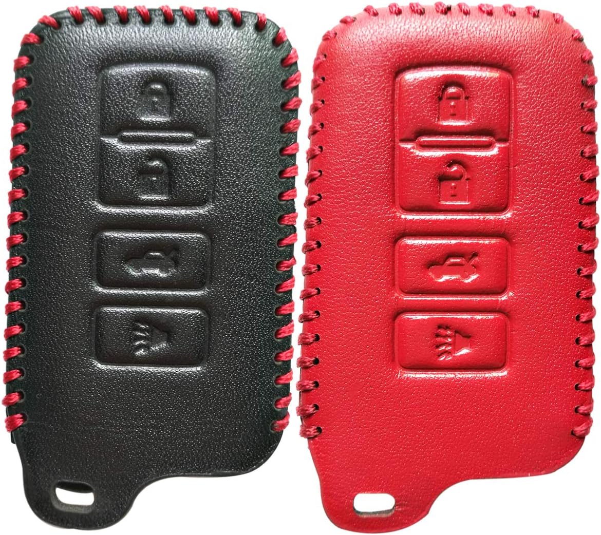 CoolbestdaKey Fob Cover Jacket for 2019 2018 2017 Toyota Highlander Avalon Camry Corolla