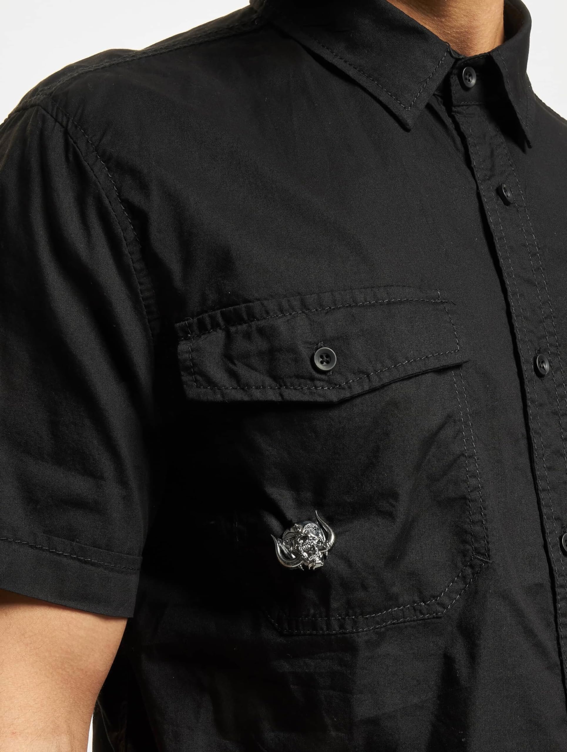 Brandit Motörhead Shirt Short Sleeve Camicia Uomo (Pacco da 1)