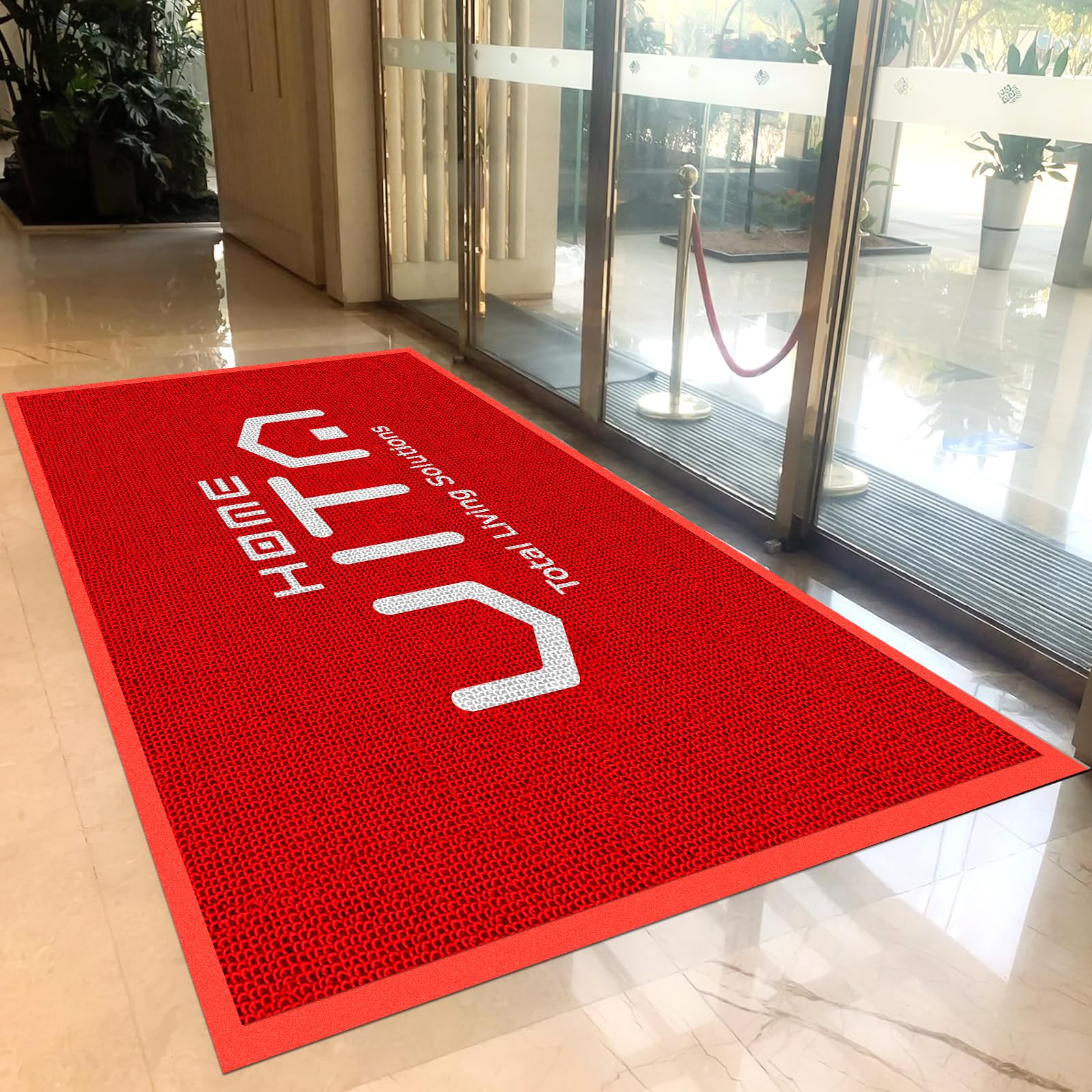 YDBDoormat Custom Personalized Commercial Floor Mat with Any Logo Size Color Entryway Welcome Doormat Entrance Carpet for Business Home Indoor/Outdoor