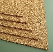 FUTURAZeta Natural Blonde Cork Panels (1 cm Thickness) Thermal Insulation Panels for Indoor and Outdoor Use, Cork Panels for Walls for Thermal Insulation and Acoustic Insulation (20 Panels)