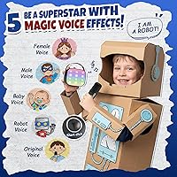 Vista 4 de Mini máquina de karaoke para niños y adultos, regalos de cumpleaños y Pascua para niños de 3, 4, 5, 6, 7, 8, 9 años o más, altavoz Bluetooth