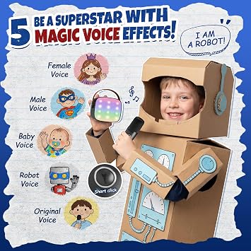 YLL Mini Karaoke Machine for Kids Adults, Birthday Gifts for Boys 3, 4, 5, 6, 7, 8, 9+ Years Old, Portable Bluetooth Speaker with 2 Rechargeable Wireless Microphones Family Home Party (Black)