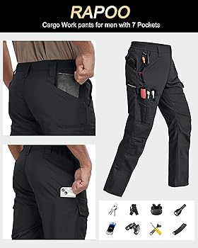Amazon.com: Rapoo Cargo Pants for Men Work Tactical Military Army