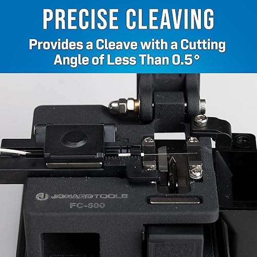 Miniatura 2 de Jonard Tools Cuchilla de fibra óptica de precisión FC-500 para cable de fibra de 250m y 900m con cuchillas de 16 posiciones