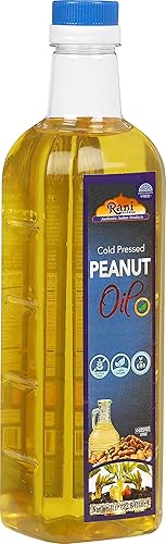 Miniatura 7 de Rani Peanut Oil 33.8 Ounce (1 Liter) Cold Pressed  100% Natural  NON-GMO  Kosher  Vegan  Gluten Free