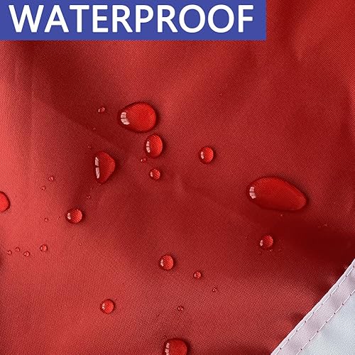 Miniatura 6 de Banderines plisados de bandera americana para exteriores de 1.5 x 3 pulgadas, banderines patrióticos de Estados Unidos resistentes con estrellas