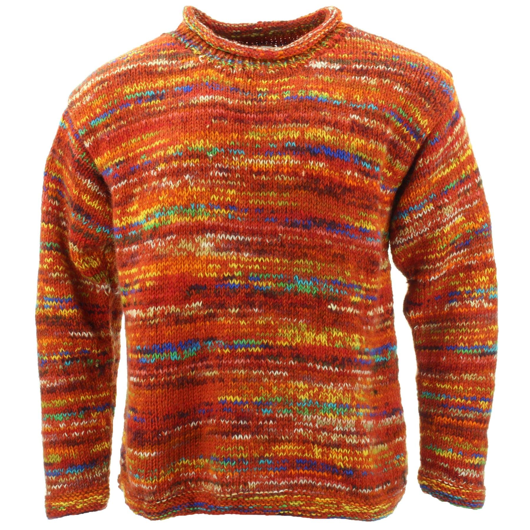 LOUDelephant Chunky Wool Knit Jumper - SD Red Mix (3X-Large)
