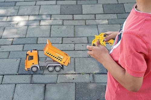 Miniatura 6 de Lexibook, Crosslander pro RC Dump Truck, camión volquete con control remoto, efectos de luz, recargable, RCP10