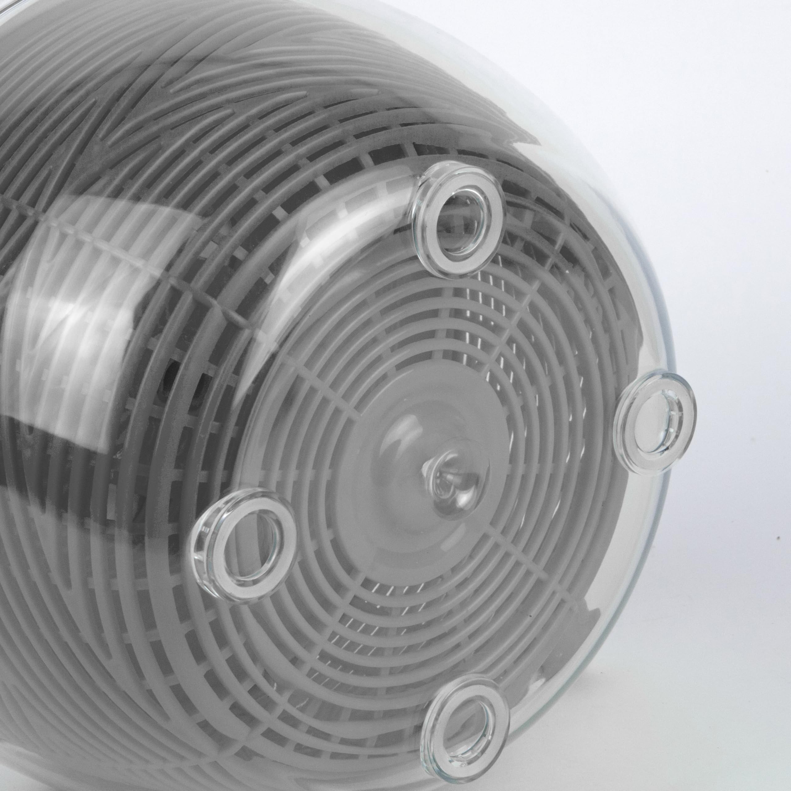 Macchina centrifuga Insalata Manuale Pratica Grigio