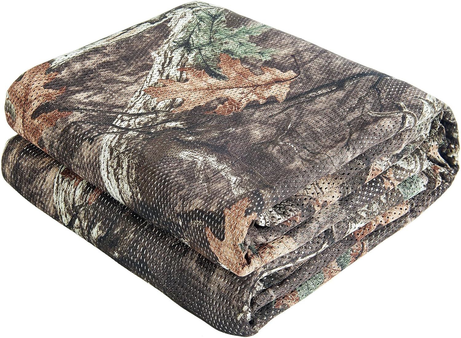 WINWAY Camo Netting Burlap Cradle Mesh Fabric - 75D Camouflage Netting for Hunting Blinds, Camping Military Tree Stands, Ground Cover,Decoration