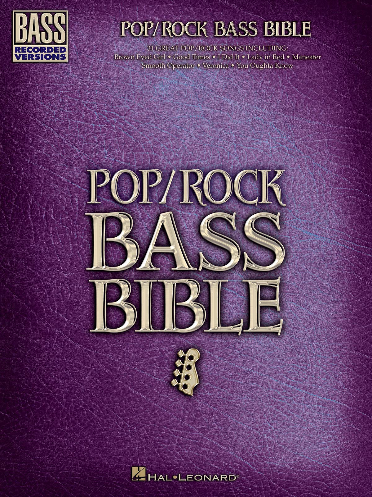 Pop/Rock Bass Bible. Bass Recorded Versions