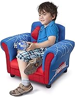 Vista 3 de Delta Children Silla tapizada figural, Marvel Spider Man (azul, rojo)