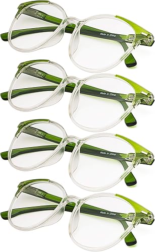 Miniatura 9 de Paquete de 4 elegantes lentes de lectura de gran tamaño para mujer