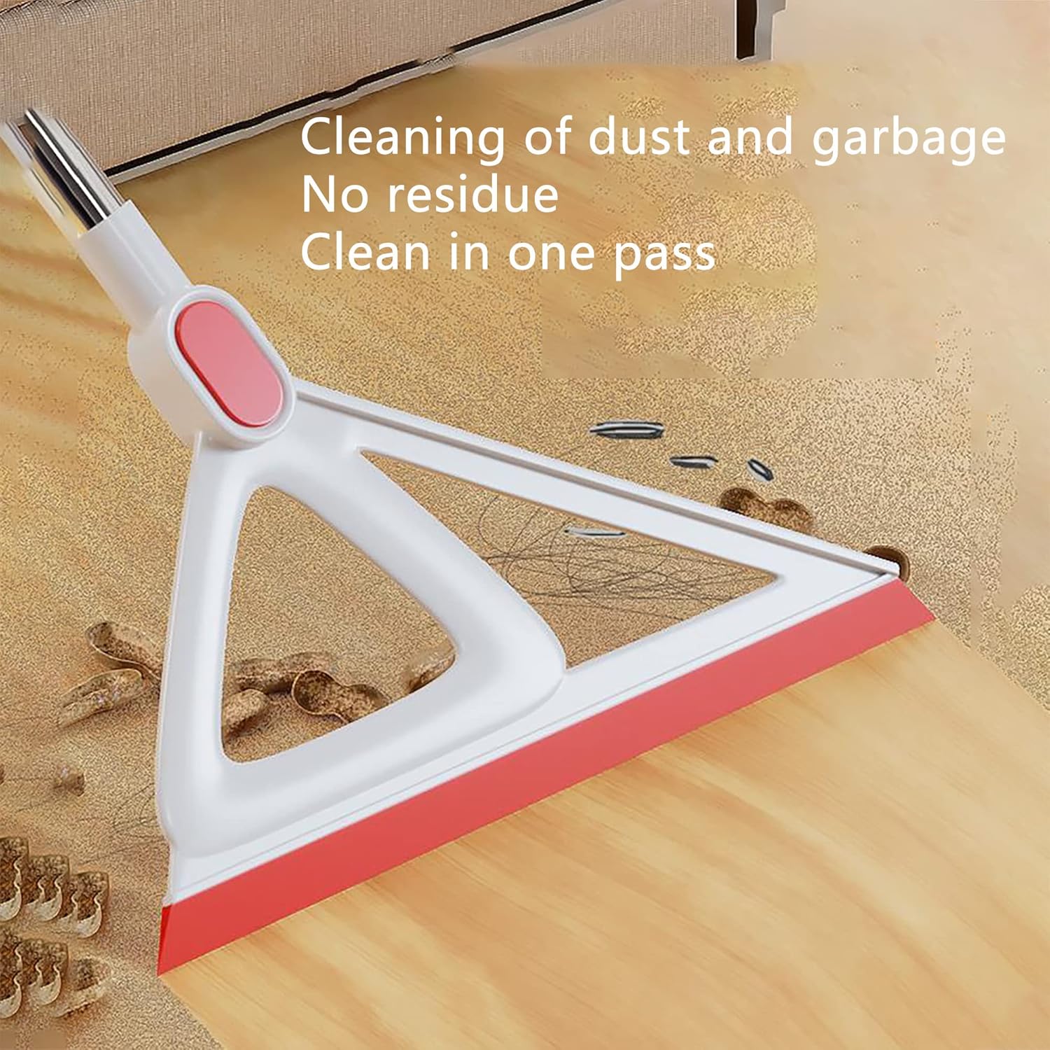 Multifunct Rubber Air Broom, Rubber Squeee Broom " Long Handle,