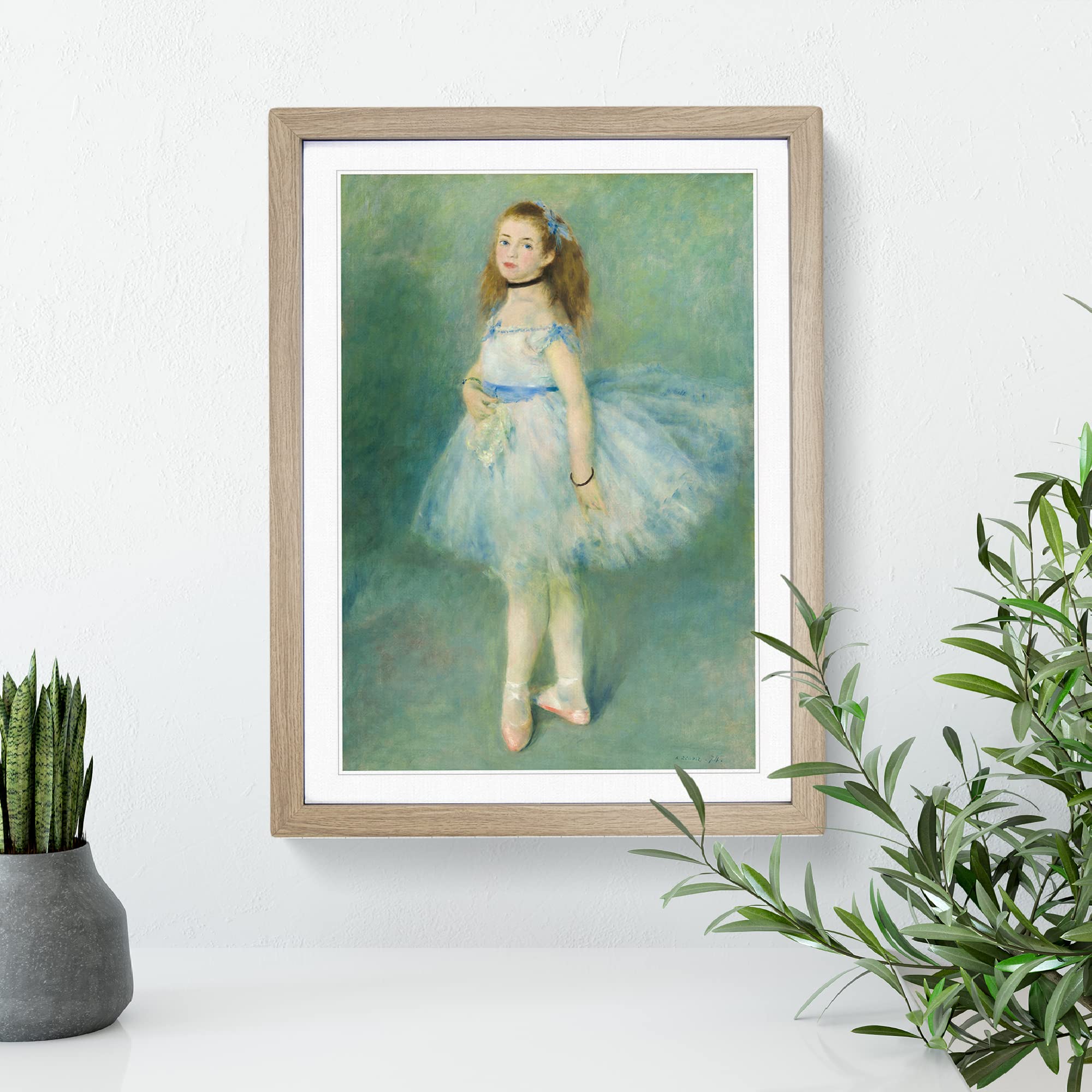 The Dancer By Pierre Auguste Renoir Classic Painting Framed Wall Art Print - Image 2