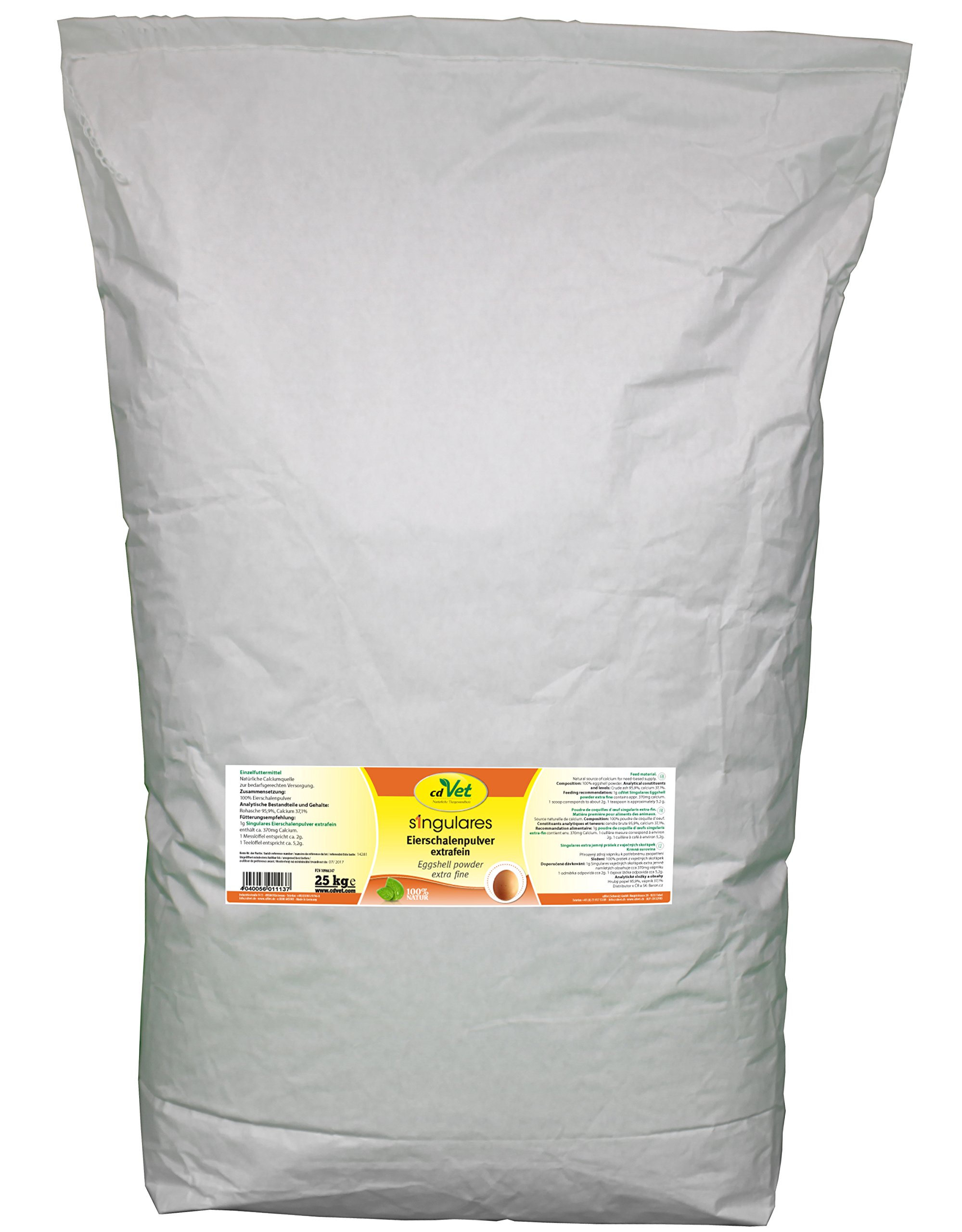 CdVet Polvere Di Guscio D'Uovo Extra Fine 90g - Integratore Di Calcio Naturale Per Animali - Foto 2