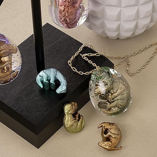 Miniatura 5 de Moldes de resina de dinosaurio, huevos jurásicos, embrión de epoxi, suministros de fundición de epoxi, paquete de 4 brachiosaurus giganotosaurus