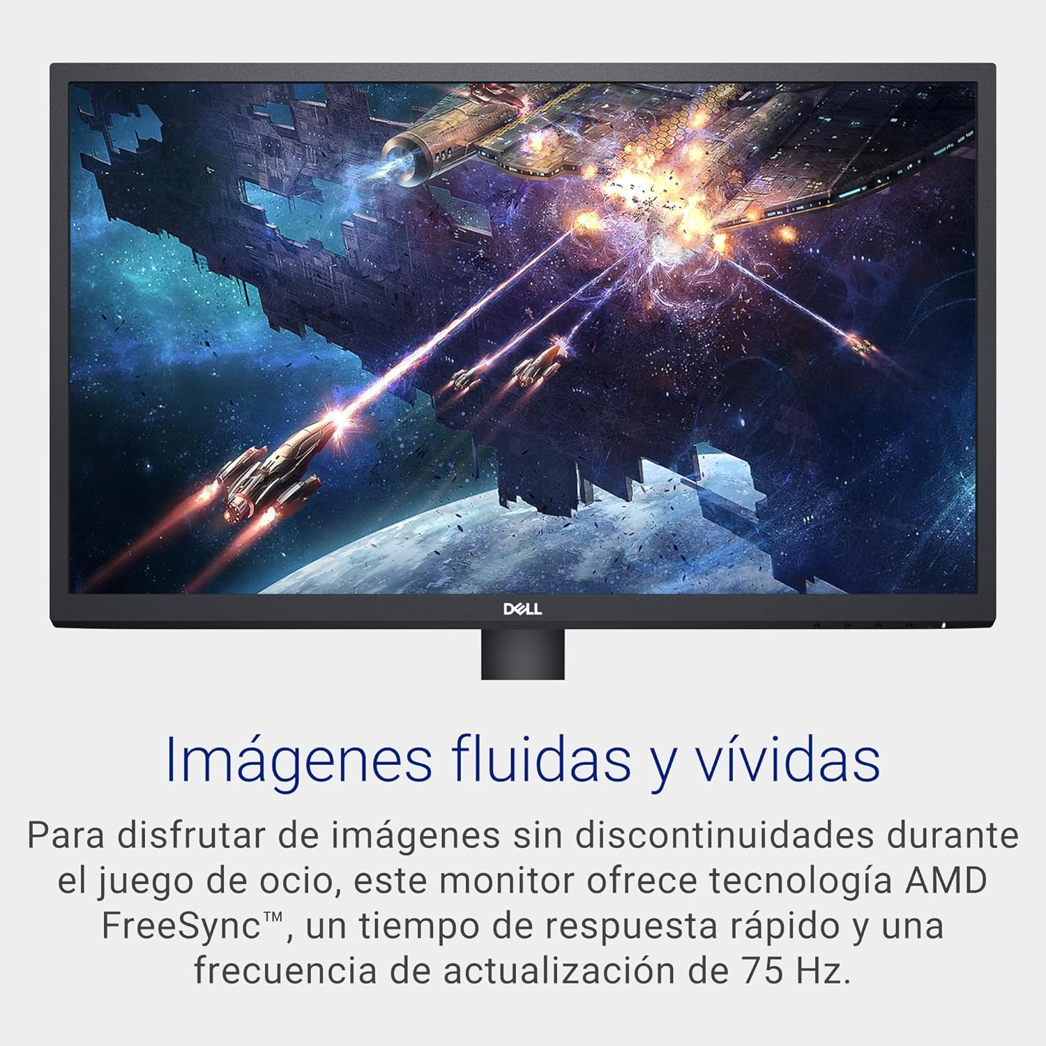 Dell SE2422HX 24″ Full HD (1920×1080) Monitor, 75Hz, VA, 5ms, AMD FreeSync, HDMI, VGA, Negro 7