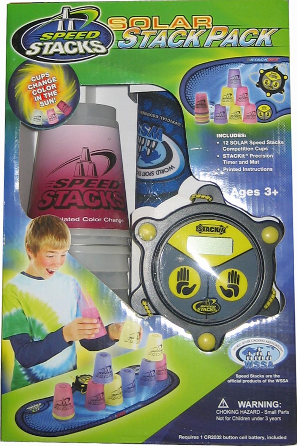 Speed Stacks SOLAR StackPack Play Set - Cups Change Color in the Sun!