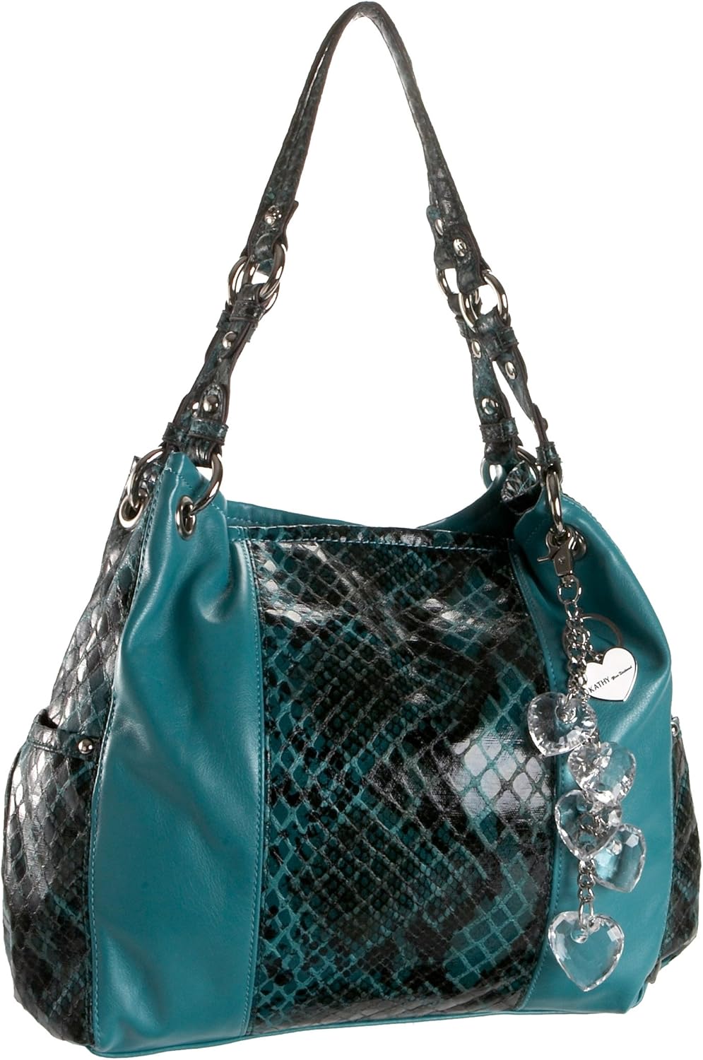 KATHY Van Zeeland Snake It Up Shopper,Arbua Blue,one size Handbags