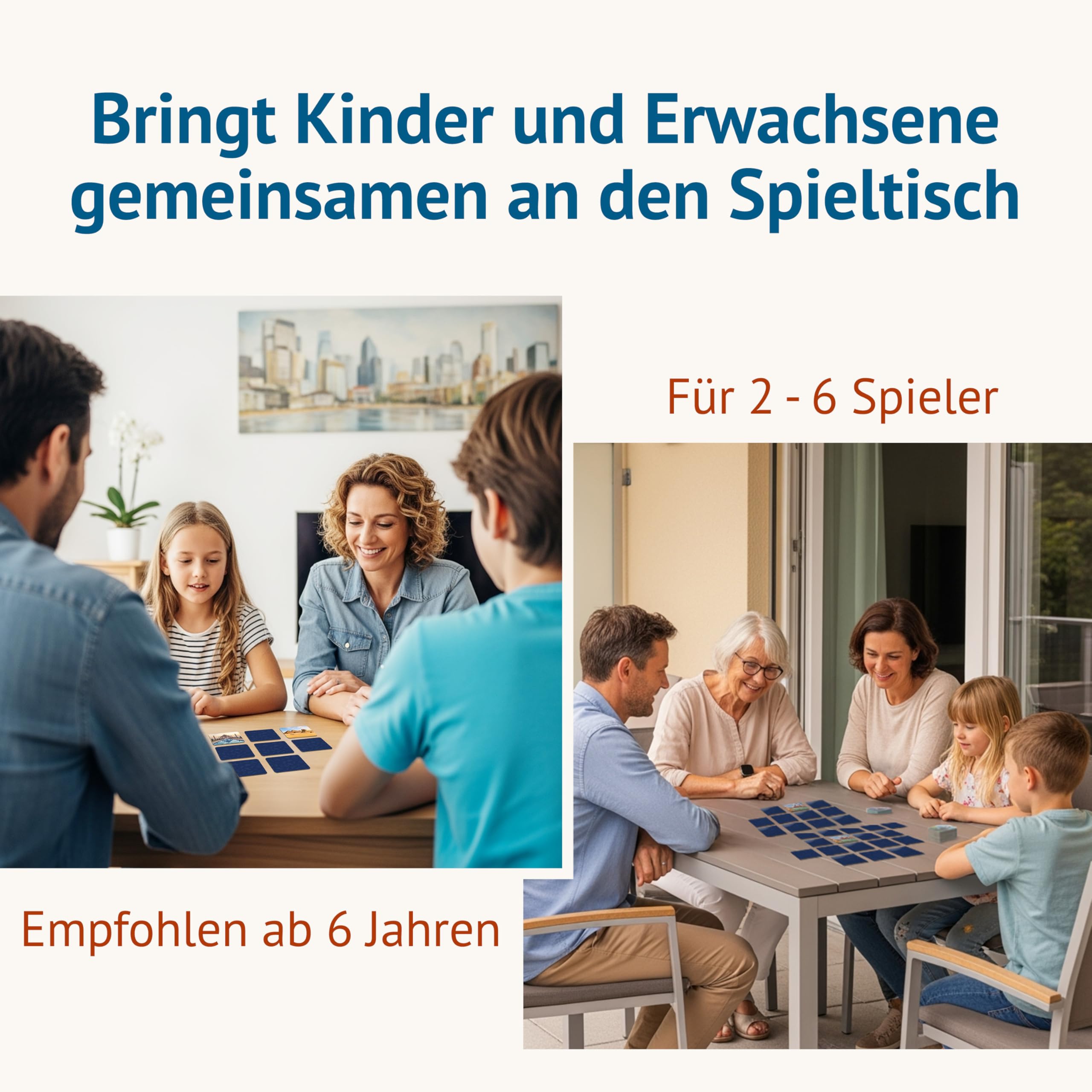 Starnberger Spiele - Weltkulturerbe Memospiel - Kartenspiel für Erwachsene und Kinder ab 6 Jahren - Geschenk für Reise- und Kulturliebhaber