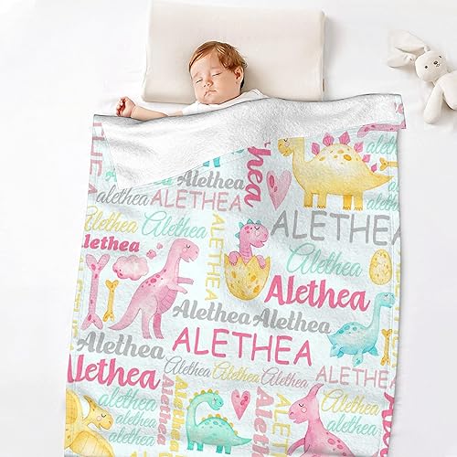 Miniatura 6 de Manta de bebé personalizada para niñas y niños, manta de bebé personalizada con nombre para niños pequeños, baby shower, recién nacidos, guardería,