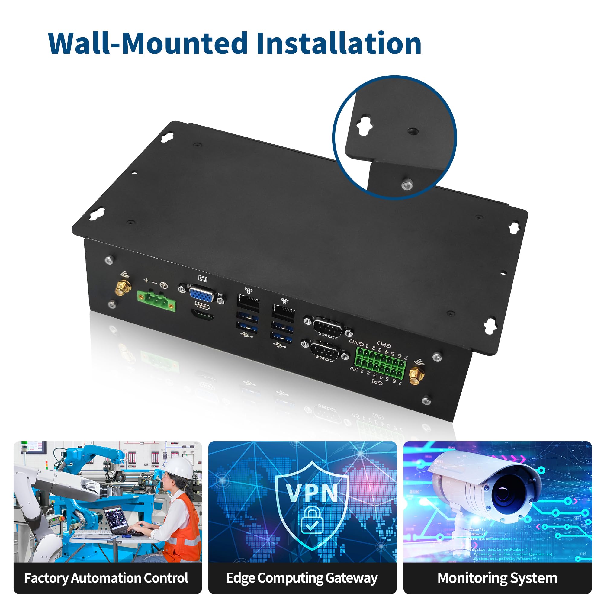 Amazon.co.jp: AIOPCWA 産業用ファンレスミニPC｜インテルCore i5