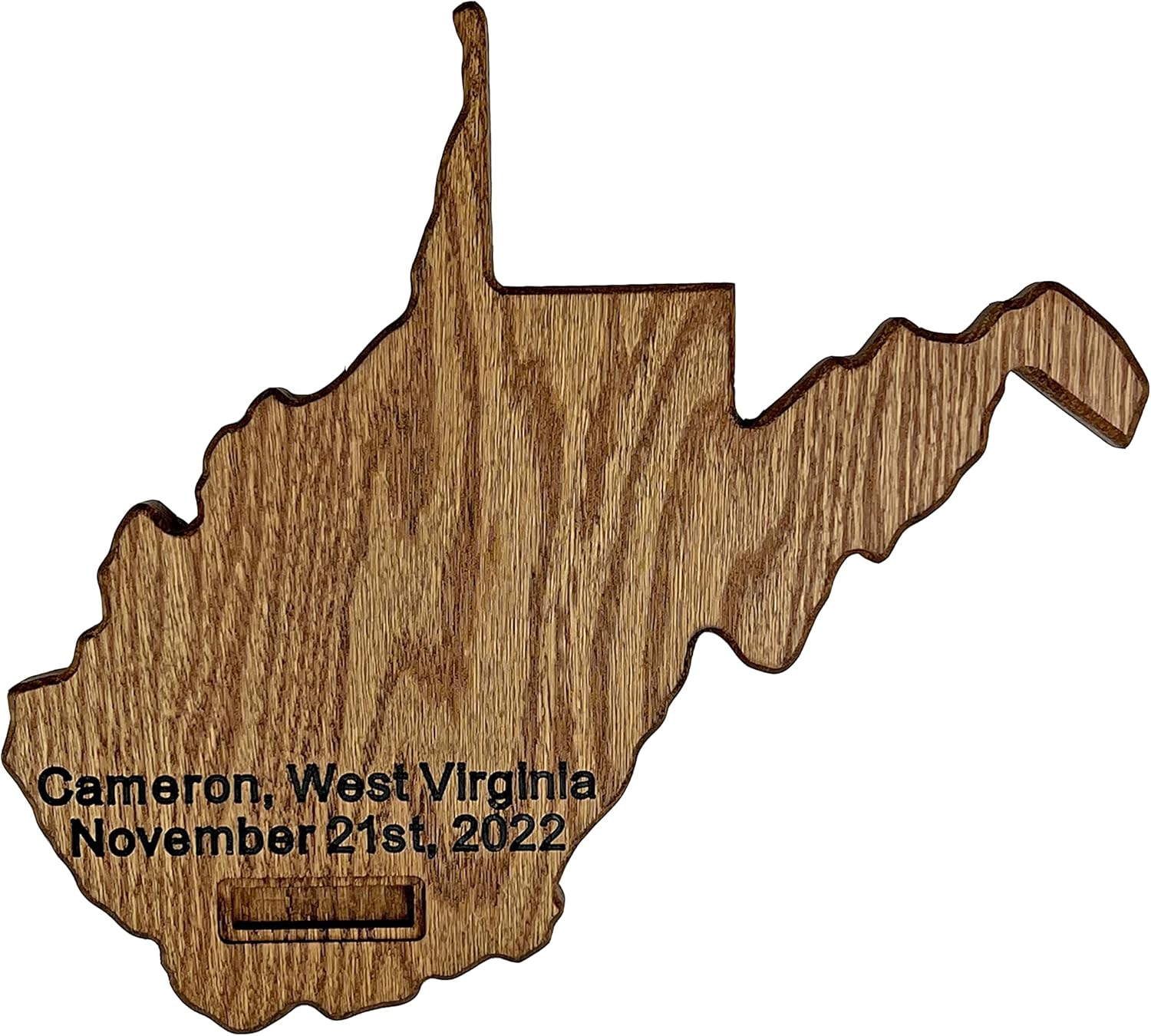 Personalized State Outline Deer Antler Mount Plaque - BnM Design