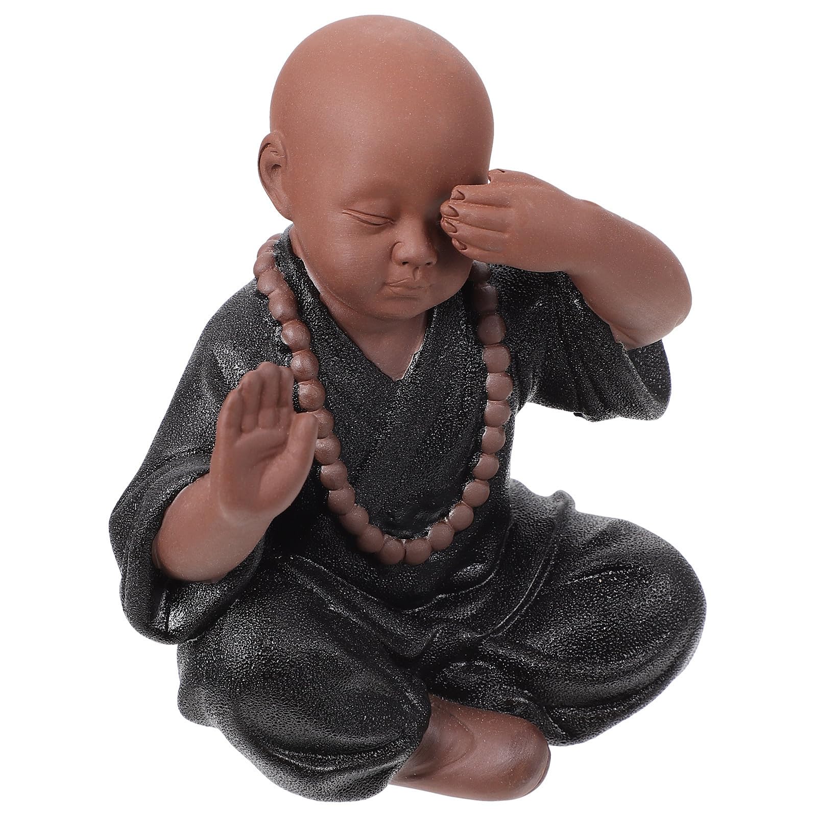 Bouddha jouant thé en céramique : l'ornement idéal à offrir pour le salon