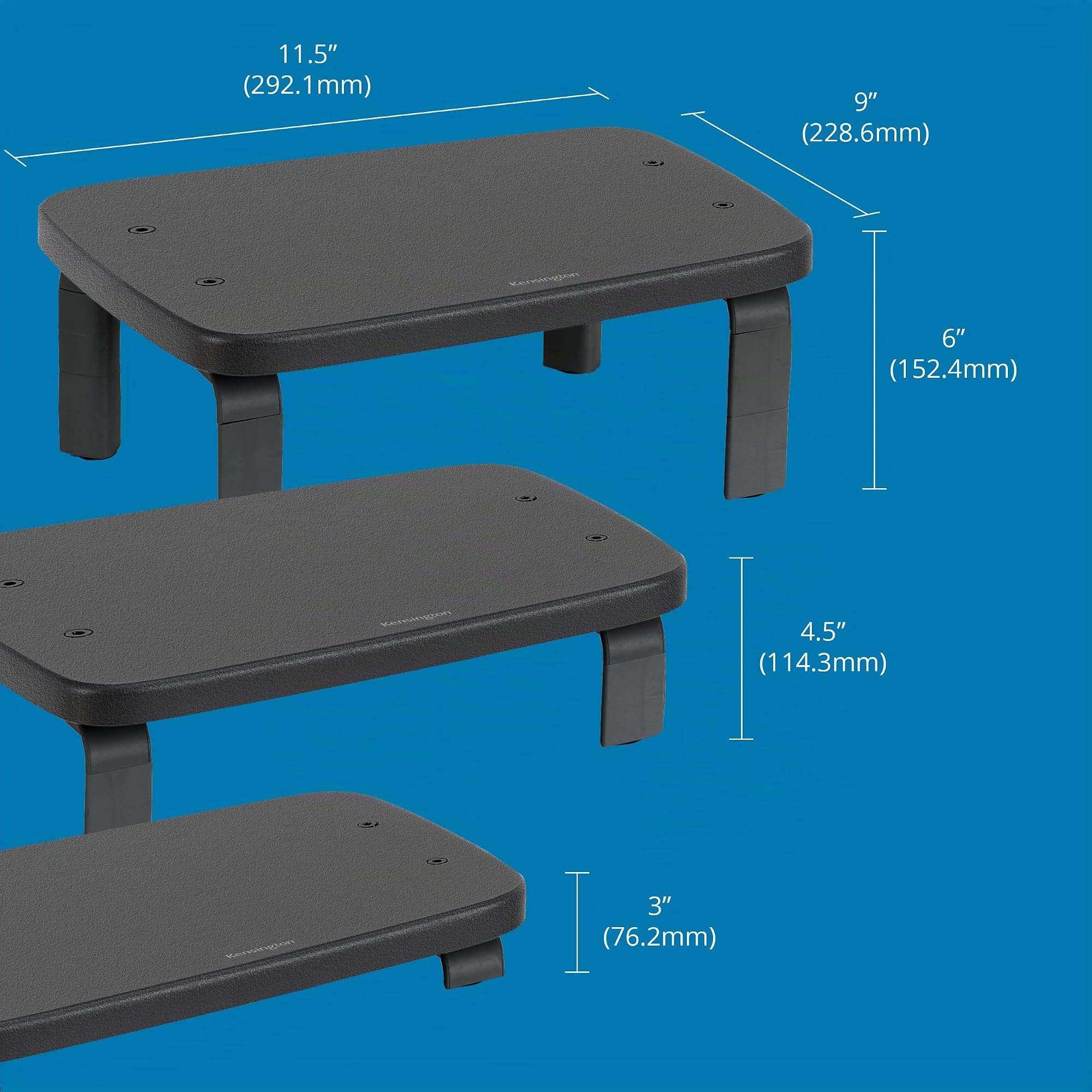 KENSINGTON K52785WW - Soporte para Monitor Smartfit® Color Negro