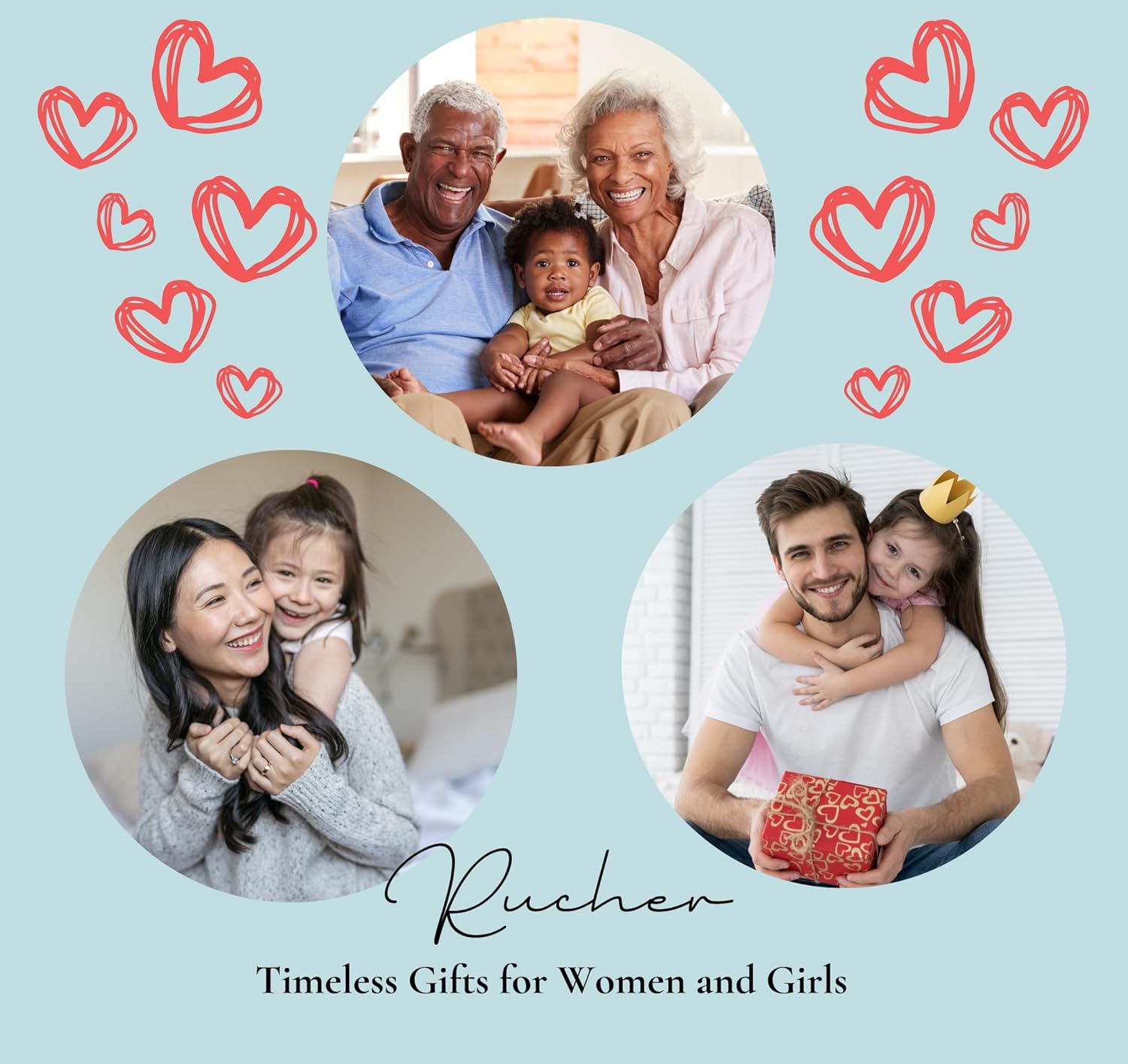 Valentines Day Gifts for Kids Girls - Unicorn Necklace Gifts for Girls with Initial Heart Pendant & Gift Box, 18K Gold Fashion Kids Jewelry, Colorful Heart Necklace for Birthdays & Costume Parties. - Image 8