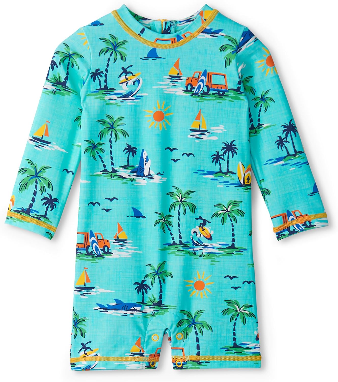 Hatley Baby-Boys One Piece Rashguard Swimsuit