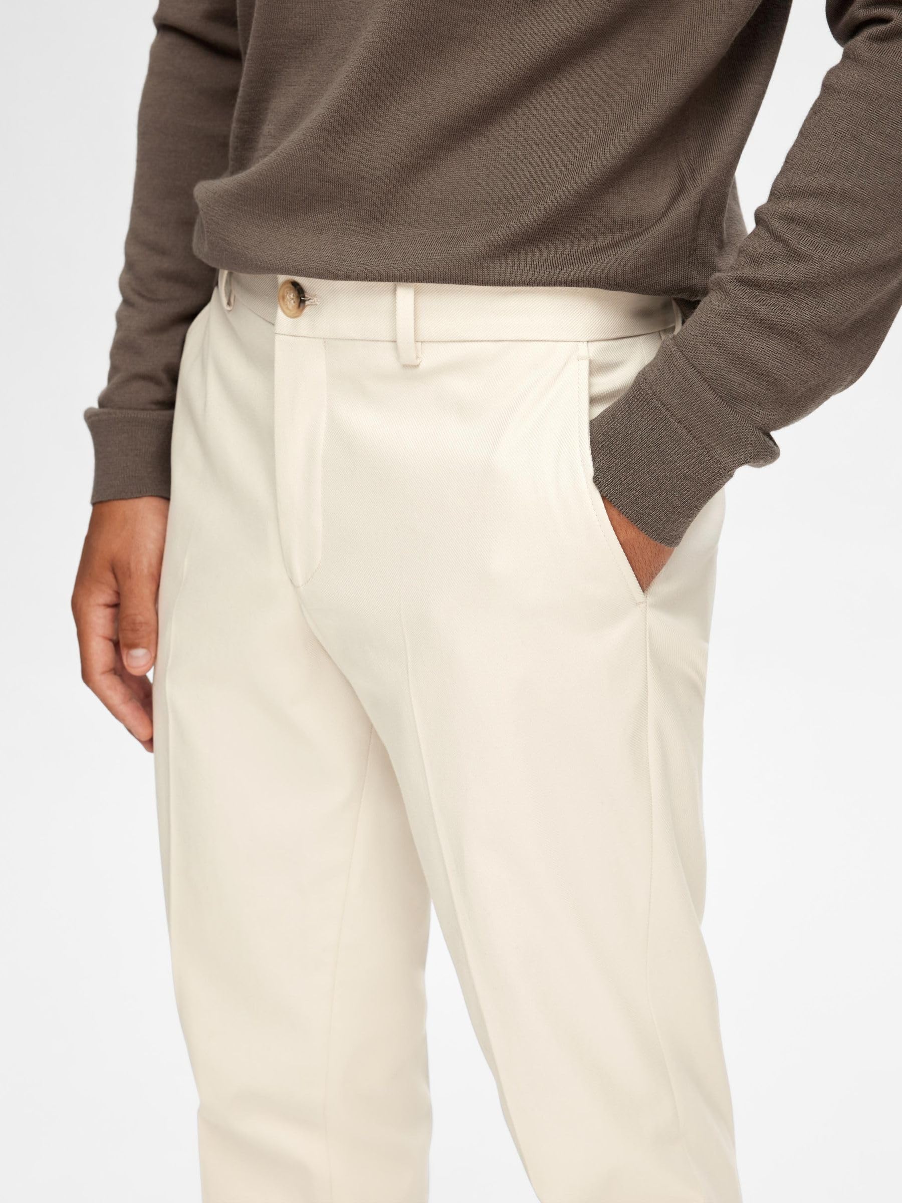 SELECTED HOMME - Slh196-straight Gibson Chino, Pantaloni Chino Uomo