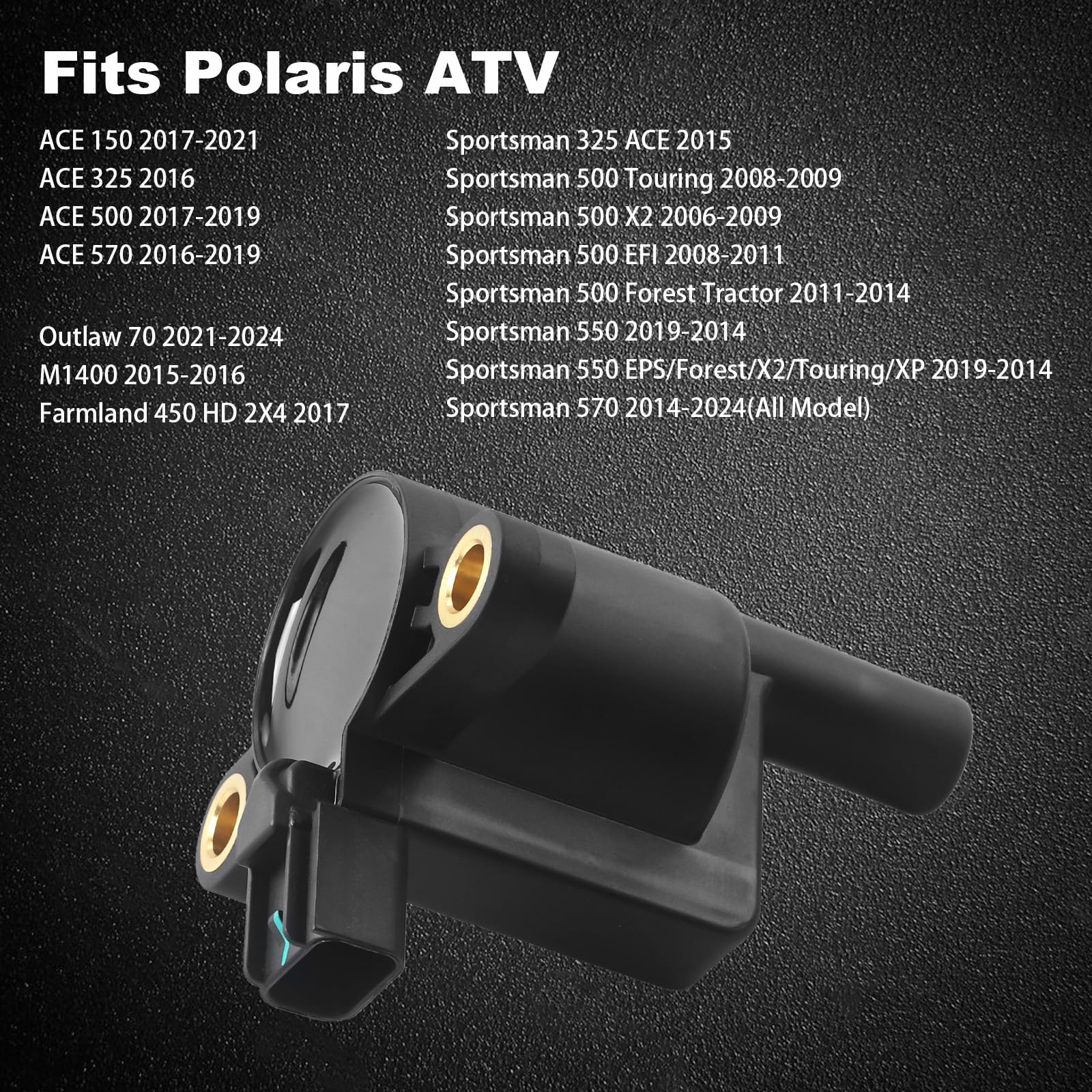 Quad Logic Ignition Coil For Polaris Sportsman / Ranger / RZR 500 & 570 (2008-2022)