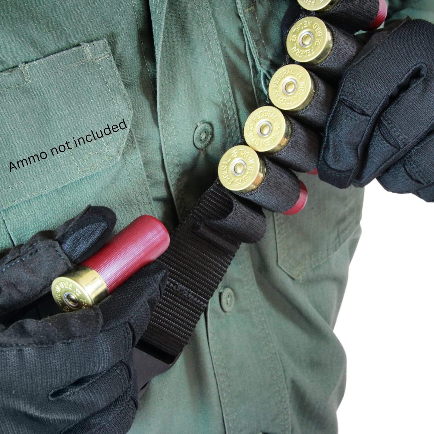 Adaptive Tactical 12ga Shotgun Shell Ammo Carrier Holder