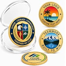Custom Challenge Coin Bulk, Double-Sided Photo, Logo & Text
