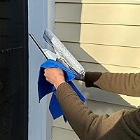 Vista 8 de Unger Paños de microfibra multiusos de 12 x 12 pulgadas, paquete de 4, toallas de limpieza en seco y húmedo para cocina, muebles, electrodomésticos