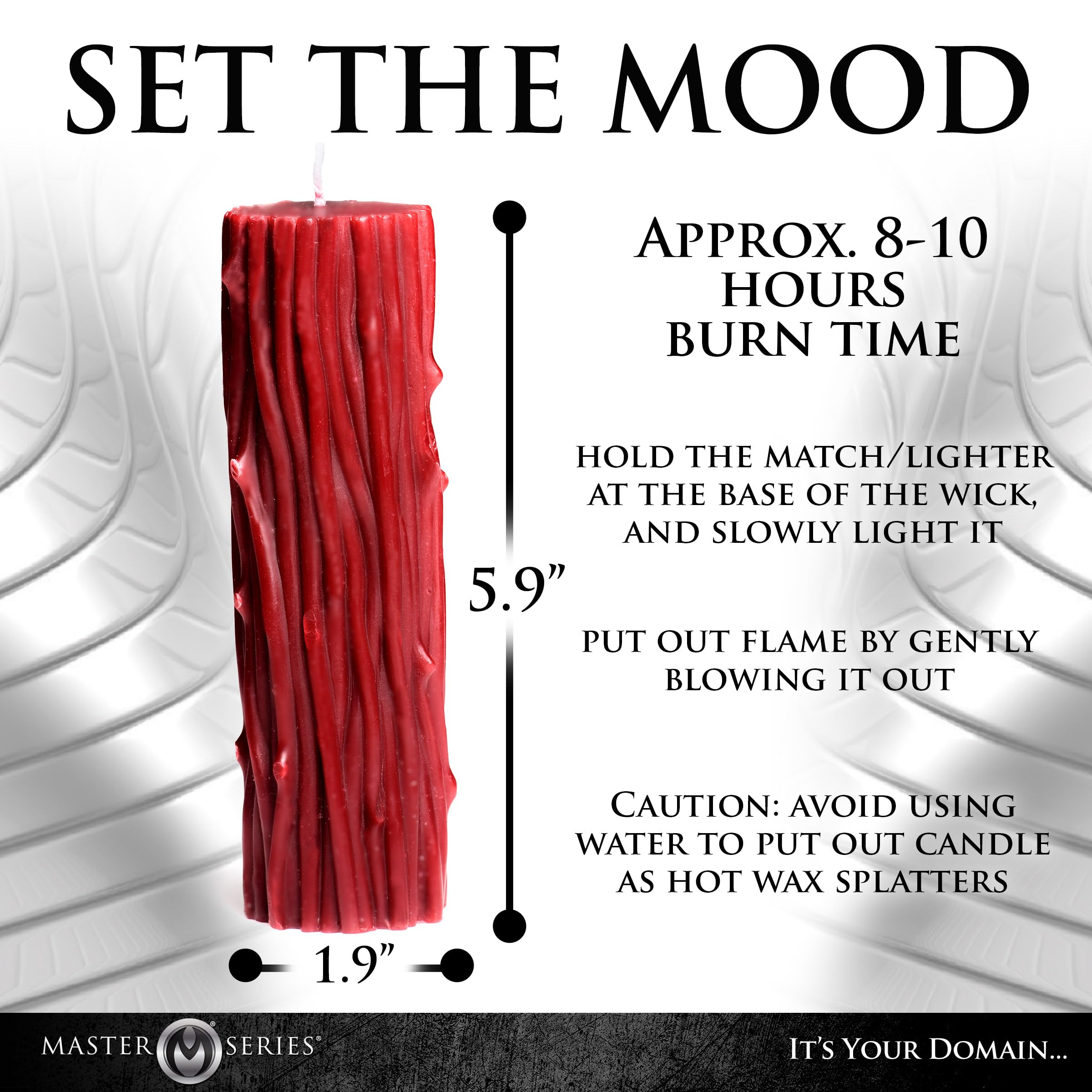 Thorn - Candela a goccia per benessere e relax e massaggio romantico con candela. Basso punto di fusione. Cera per il corpo alla paraffina non profumata. Regalo perfetto per la cura di sé. 1 pezzo,
