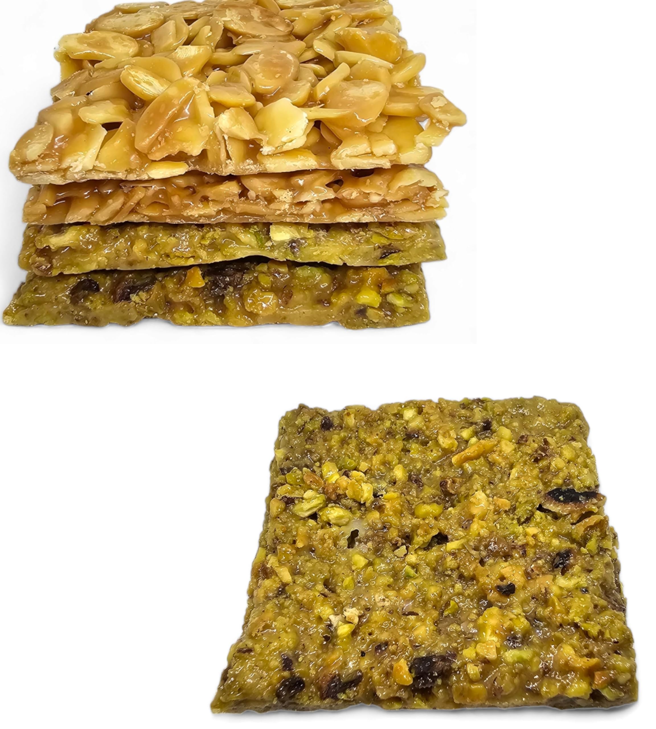 BRICIOLIAMO...[ 3 kg. ] - Croccante al Pistacchio Artigianale - 45% PISTACCHIO - Dolci Tipici Siciliani, Prodotti in Sicilia. (PISTACCHIO, 3kg | 96 pezzi)