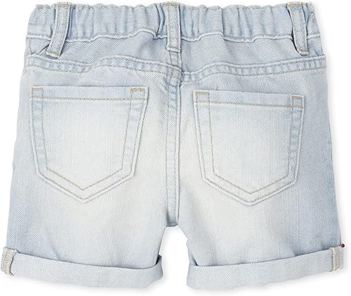 Miniatura 2 de The Children's Place Pantalones cortos de mezclilla para bebés y niñas pequeñas