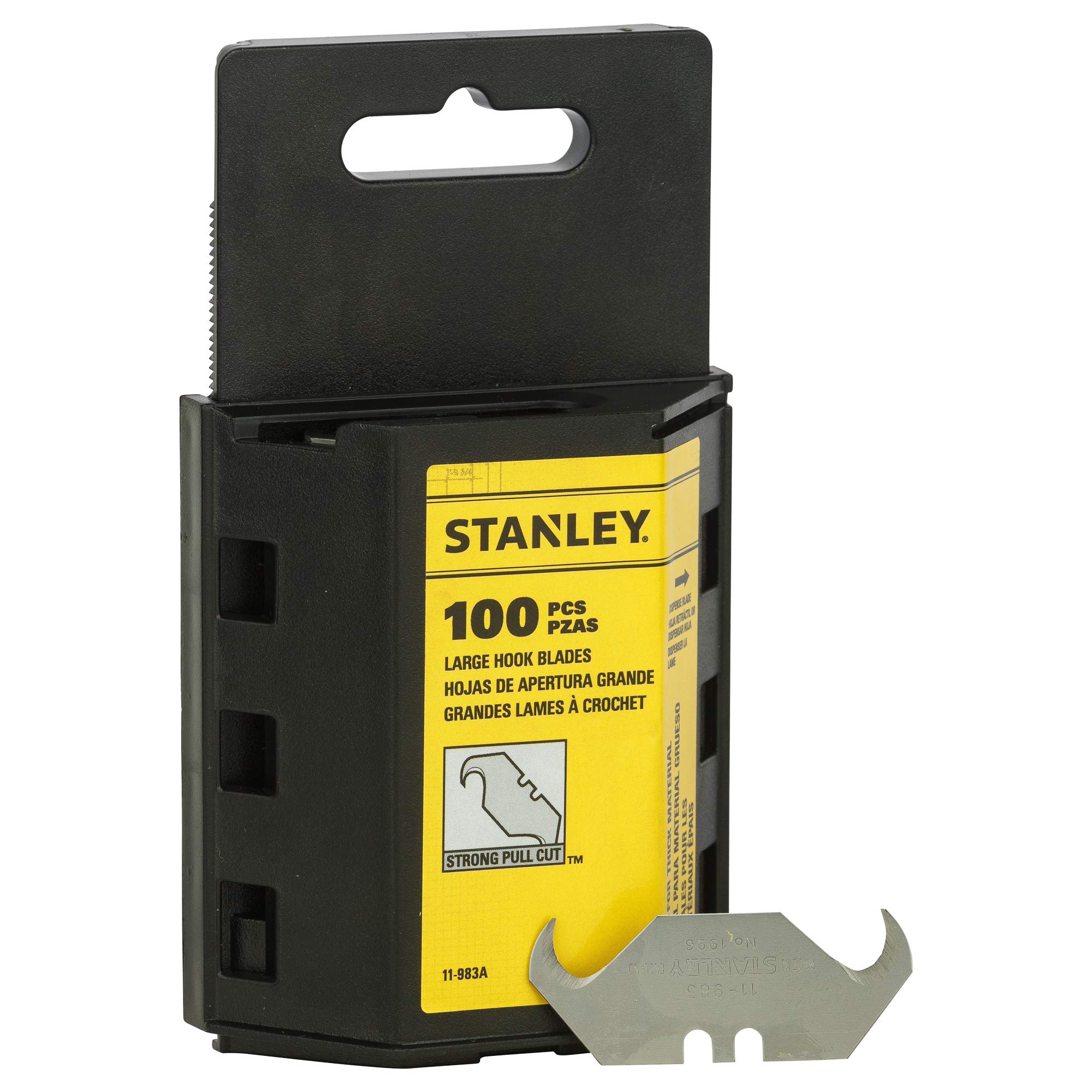 STANLEY 11-983A Large Hook Knife Blade 19 mm (Black)- 100 Piece (B082WHMW73) Amazon Price History, Amazon Price Tracker