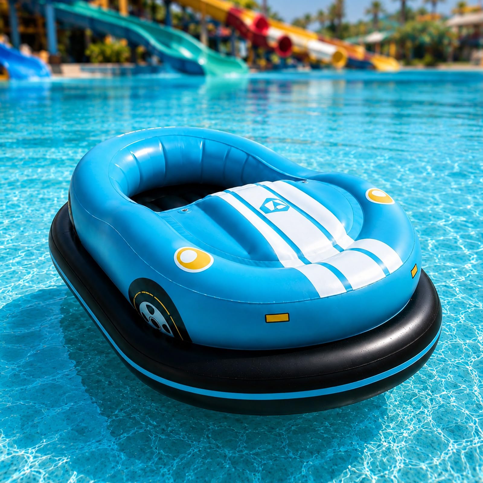 moupeaktain Motorized Pool Floats for Adults, 360° Joystick Bumper Boat