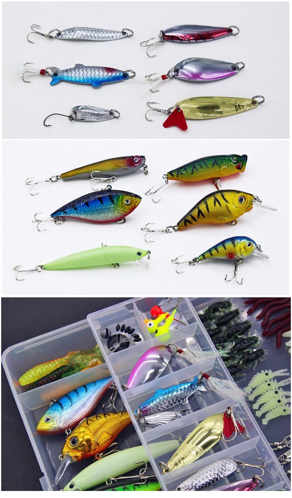 ルアーセット ワームセット 釣り道具 ルアーケース ワームケース  