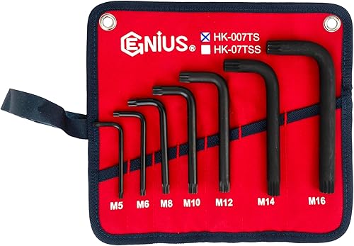 Genius Tools Juego de llaves cuadradas triples de 7 piezas - HK-007TS