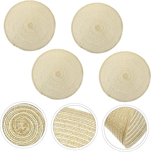 Miniatura 4 de 4 manteles individuales tejidos, tapete, decoración de boda, para ceremonia, bandeja de servicio, mesa de comedor, taza de café, tapete delicado de