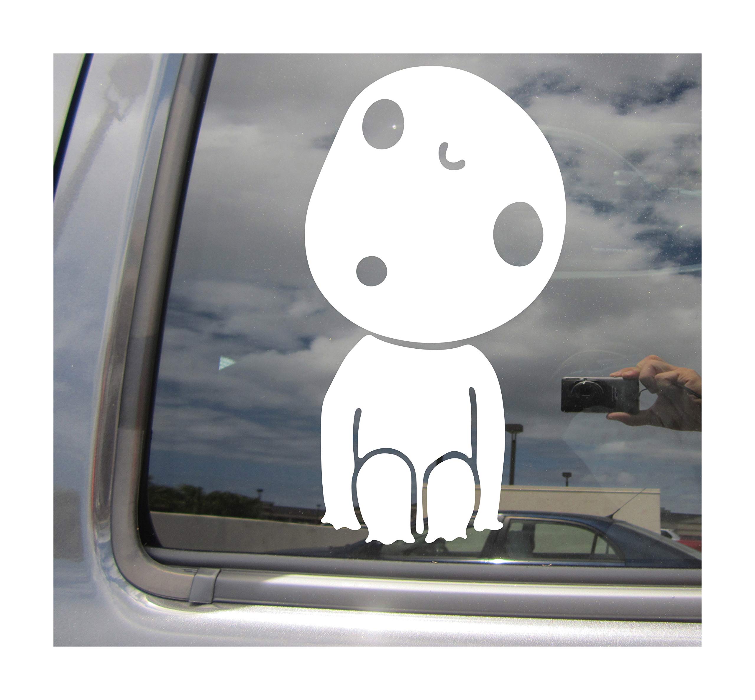 Kodama Tree Spirit - Japanese Japan Folklore - Cars Trucks Moped Helmet Hard Hat Auto Automotive Craft Laptop Vinyl Decal Window Wall Sticker 08047