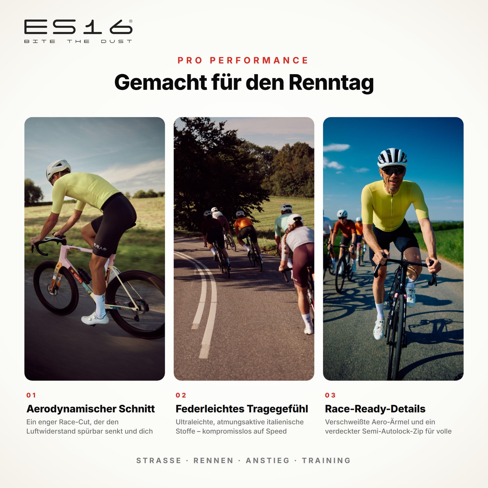 Razor PRO Maglia da Ciclismo Uomo | Aero Race-Cut Premium Cycling Jersey con Cerniera, Inserti Mesh e Polsini Silicone – Top Maglia da Corsa