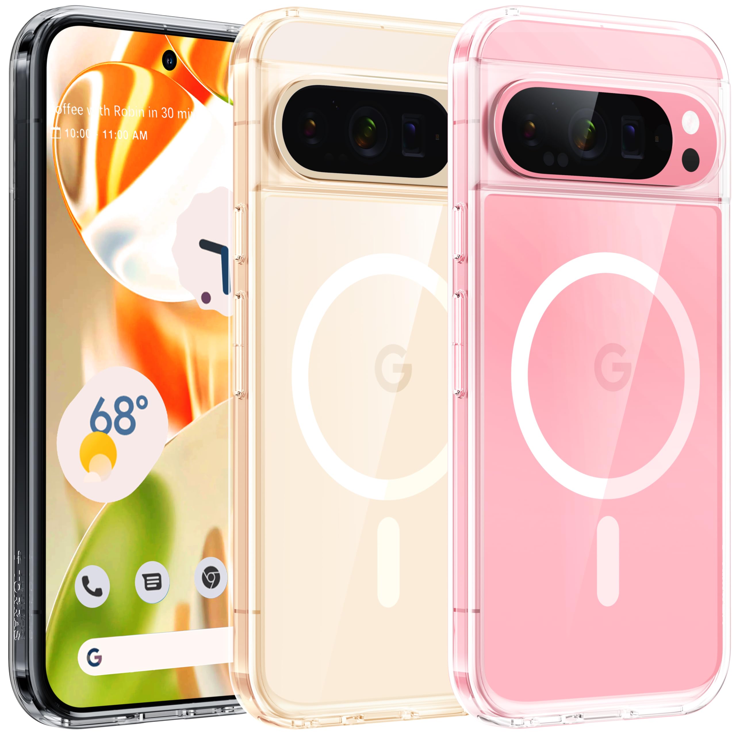 Amazon.com: TORRAS Magnetic Shockproof Only for Google Pixel 9 Pro