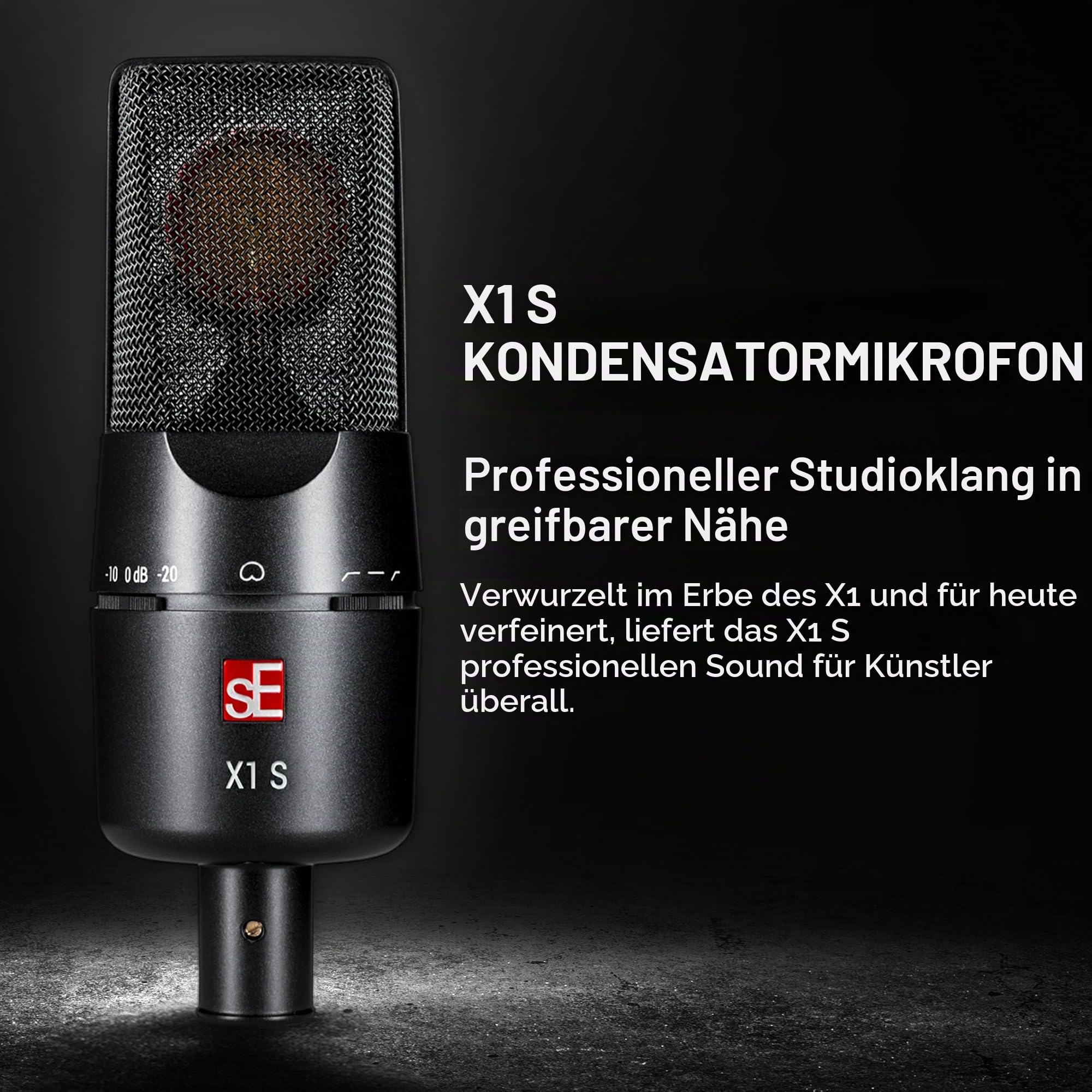 SE ELECTRONICS X1 S Mikrofon und Akustik Panel Set
